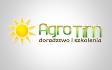 displaying:Logo for AgroTiM - We designed and created a logo for a consulting company in the agricultural sector, which was to be related to solar symbolism.